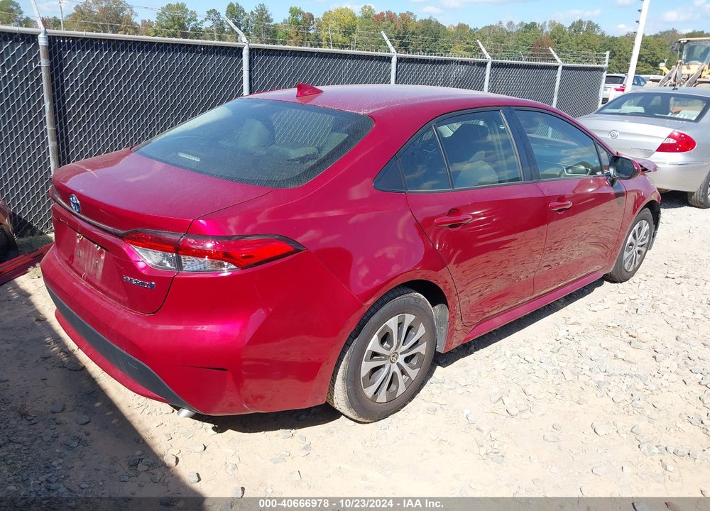 2022 TOYOTA COROLLA HYBRID LE VIN: JTDEAMDE0NJ060216