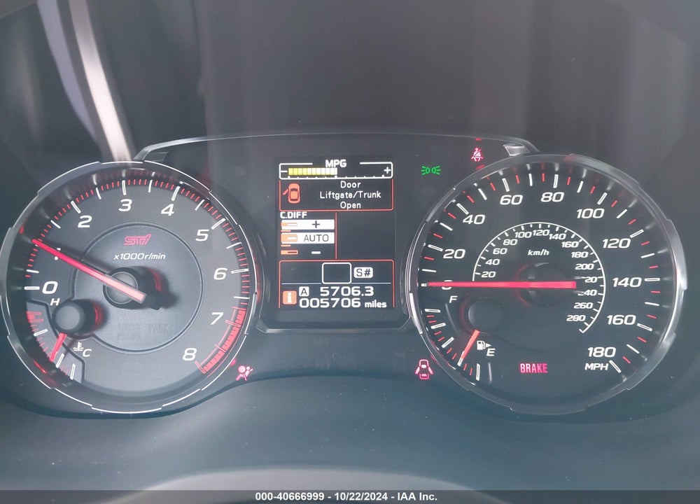 2021 SUBARU WRX STI VIN: JF1VA2S69M9803395