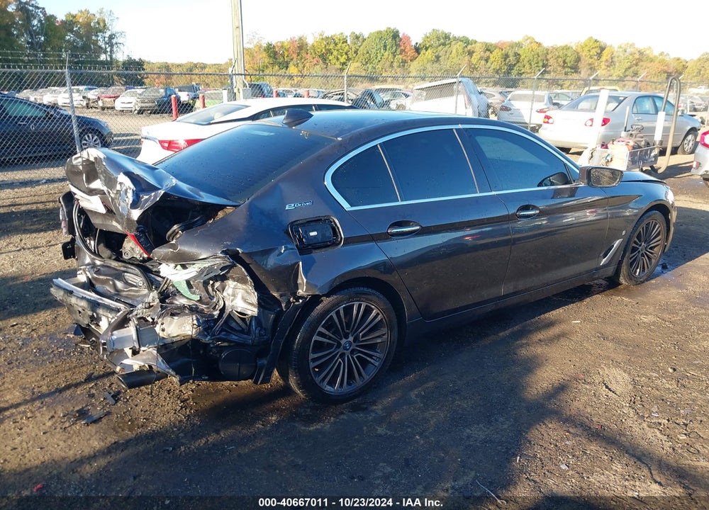 2018 BMW 530E XDRIVE IPERFORMANCE VIN: WBAJB1C52JB374382