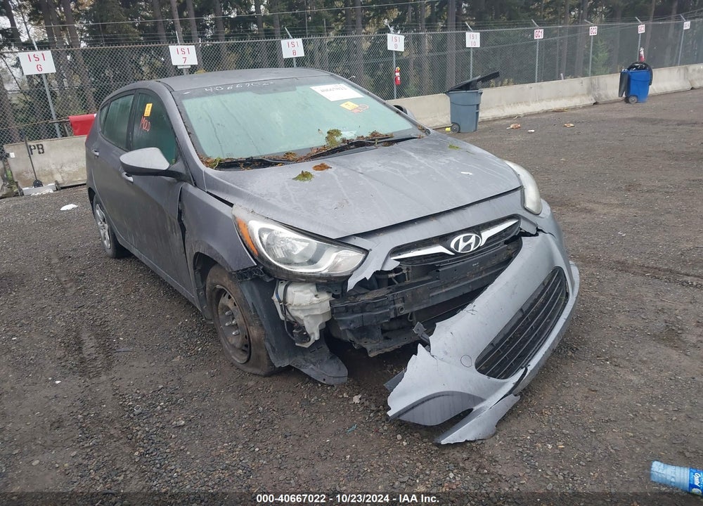 2013 HYUNDAI ACCENT GS VIN: KMHCT5AE3DU131588