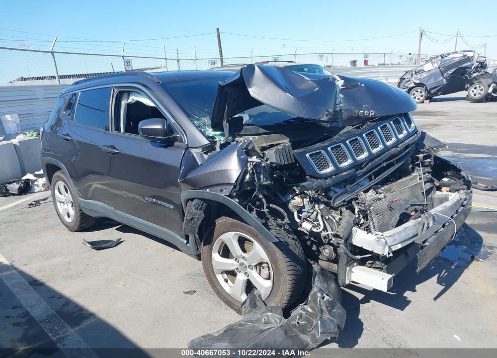 2018 JEEP COMPASS LATITUDE FWD VIN: 3C4NJCBB1JT502104
