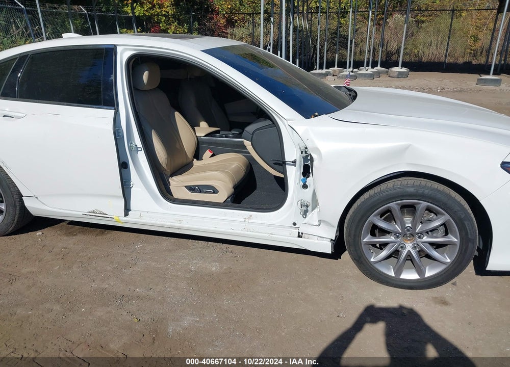 2021 ACURA TLX STANDARD VIN: 19UUB5F37MA015378