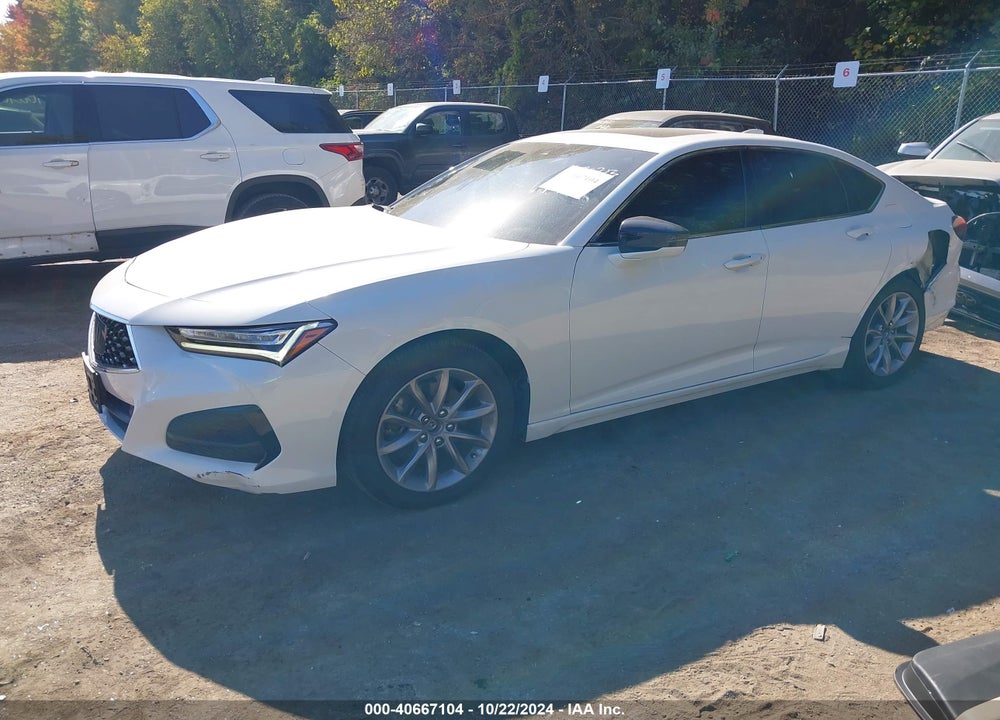 2021 ACURA TLX STANDARD VIN: 19UUB5F37MA015378