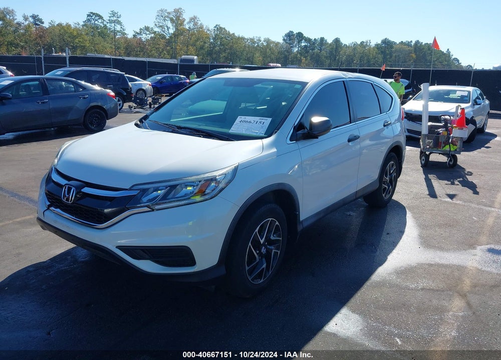 2016 HONDA CR-V SE VIN: 5J6RM3H47GL031558