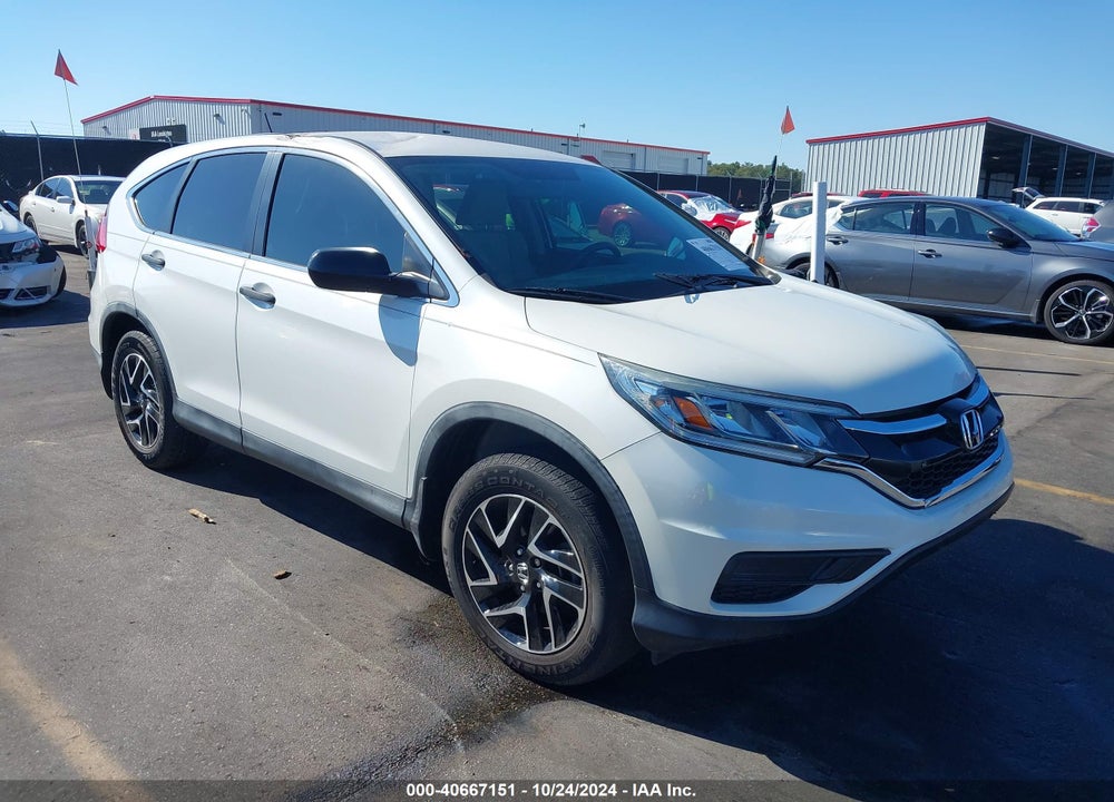 2016 HONDA CR-V SE VIN: 5J6RM3H47GL031558