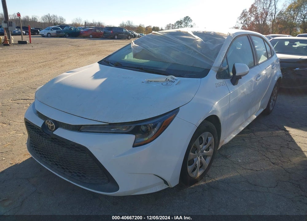 2021 TOYOTA COROLLA LE VIN: 5YFEPMAE2MP235725