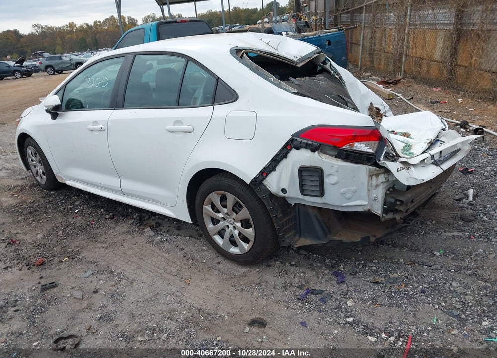 2021 TOYOTA COROLLA LE VIN: 5YFEPMAE2MP235725