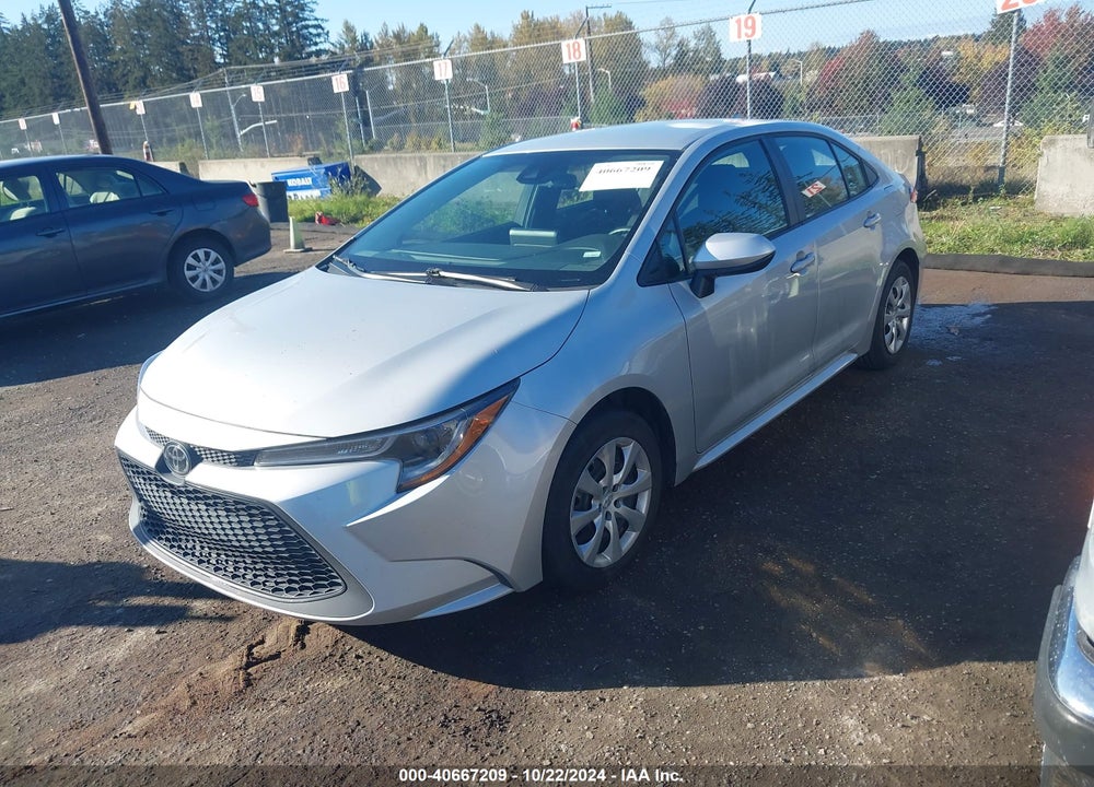 2022 TOYOTA COROLLA LE VIN: 5YFEPMAE7NP325437