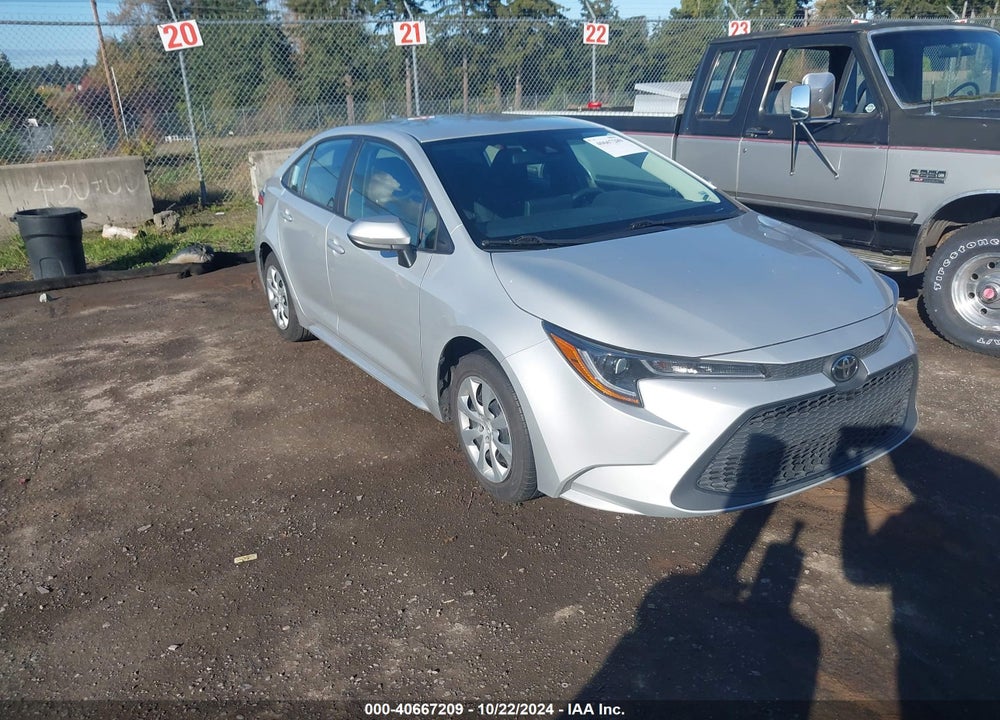 2022 TOYOTA COROLLA LE VIN: 5YFEPMAE7NP325437
