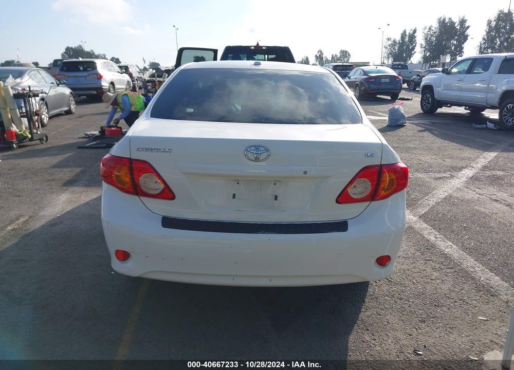 2009 TOYOTA COROLLA LE VIN: JTDBL40E099083229