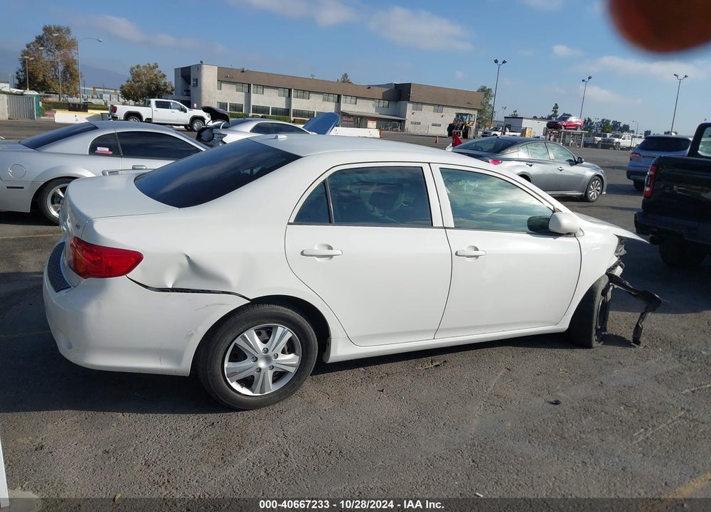 2009 TOYOTA COROLLA LE VIN: JTDBL40E099083229