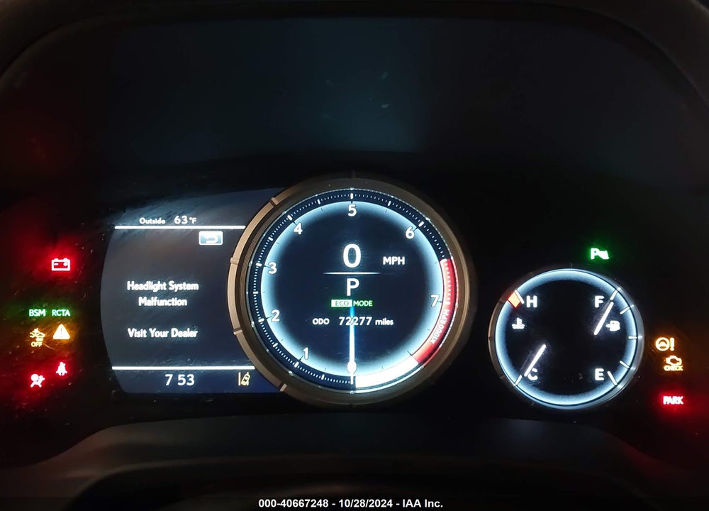 2019 LEXUS RX 350 F-SPORT VIN: 2T2BZMCA9KC174180