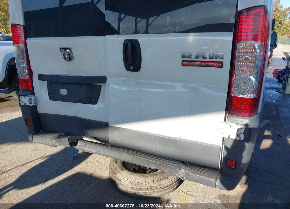 2017 RAM PROMASTER 1500 LOW ROOF 136 WB VIN: 3C6TRVAG7HE536529