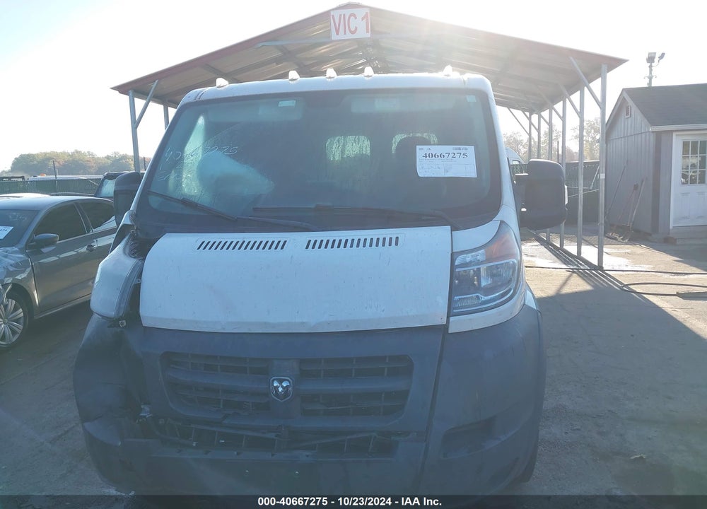 2017 RAM PROMASTER 1500 LOW ROOF 136 WB VIN: 3C6TRVAG7HE536529