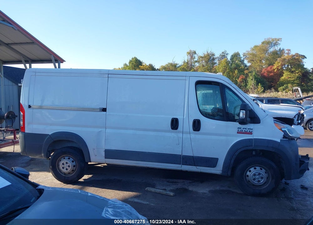 2017 RAM PROMASTER 1500 LOW ROOF 136 WB VIN: 3C6TRVAG7HE536529