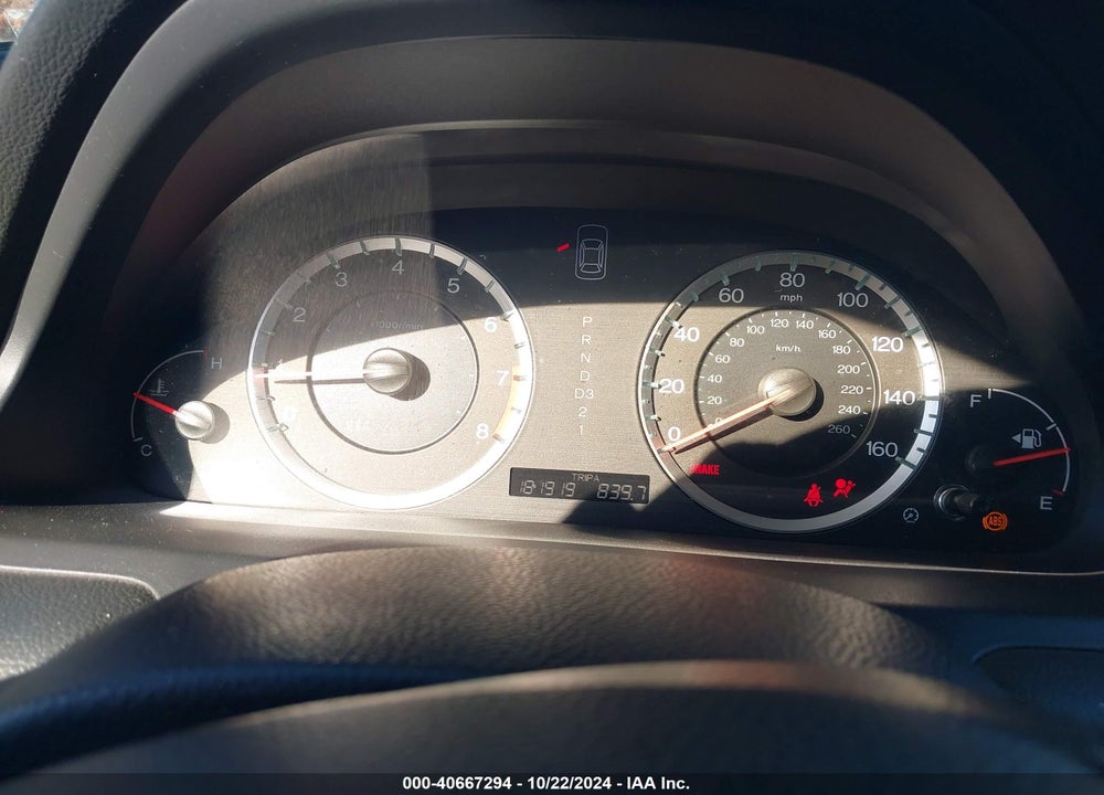 2009 HONDA ACCORD 2.4 LX VIN: 1HGCP26339A144012