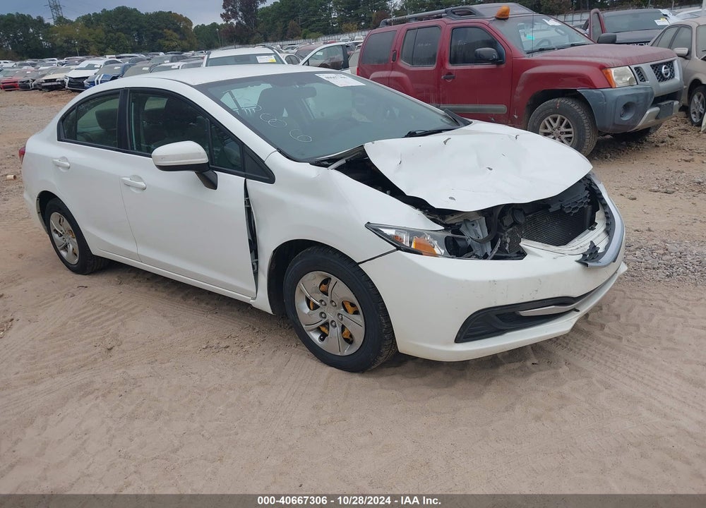 2015 HONDA CIVIC LX VIN: 19XFB2F54FE122086