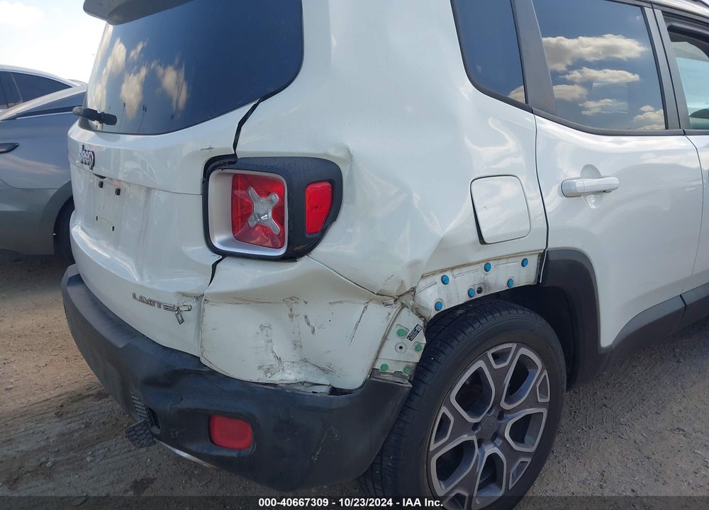 2015 JEEP RENEGADE LIMITED VIN: ZACCJADT0FPB74724