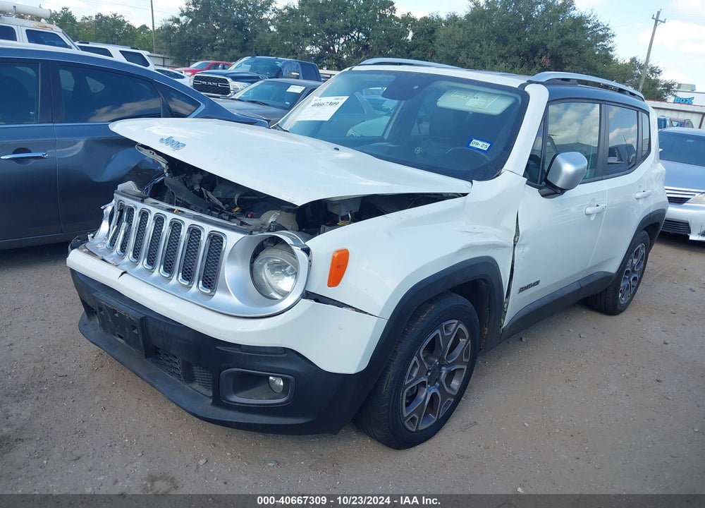 2015 JEEP RENEGADE LIMITED VIN: ZACCJADT0FPB74724