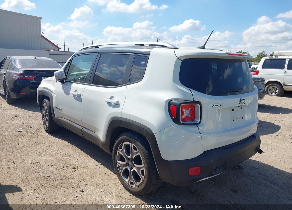 2015 JEEP RENEGADE LIMITED VIN: ZACCJADT0FPB74724