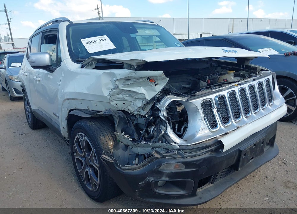 2015 JEEP RENEGADE LIMITED VIN: ZACCJADT0FPB74724