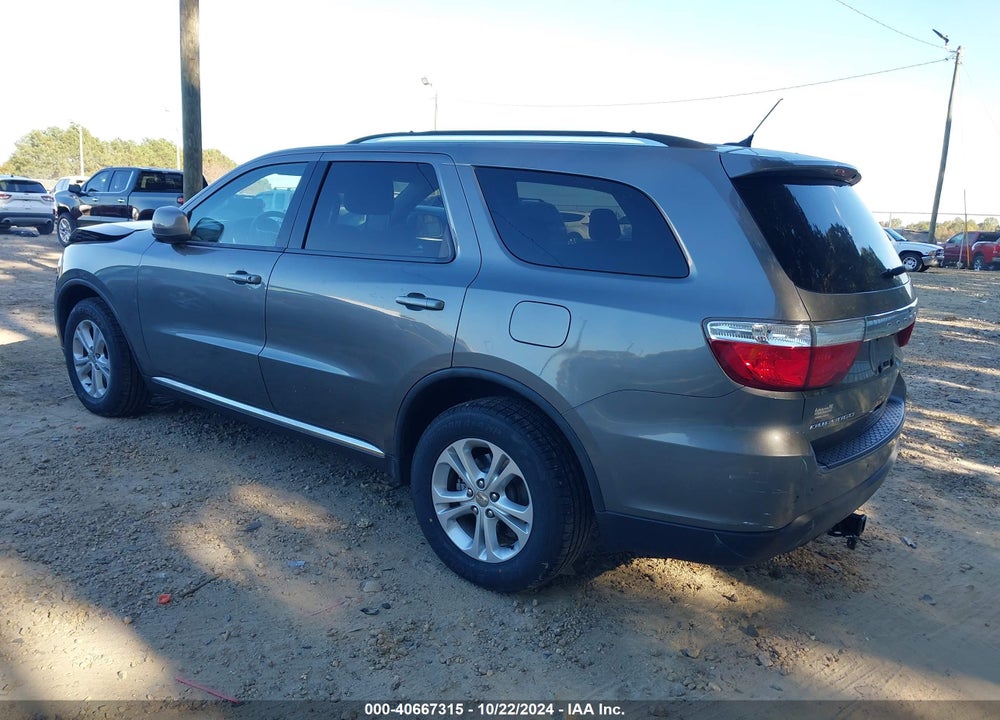 2012 DODGE DURANGO SXT VIN: 1C4RDHAG7CC204819
