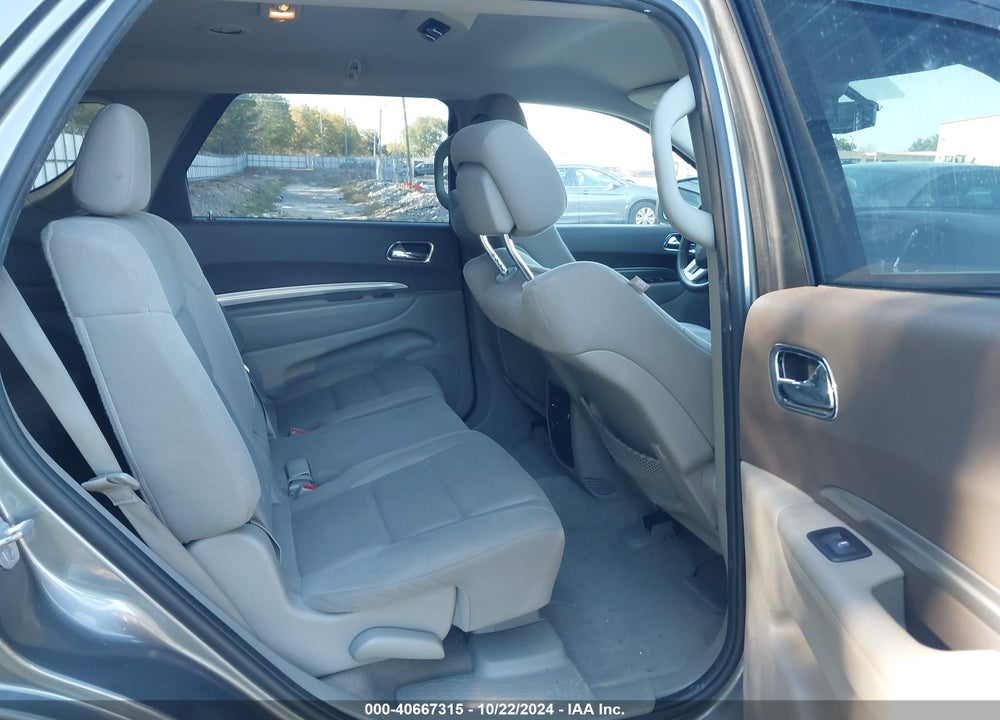 2012 DODGE DURANGO SXT VIN: 1C4RDHAG7CC204819