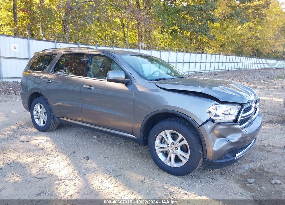 2012 DODGE DURANGO SXT VIN: 1C4RDHAG7CC204819