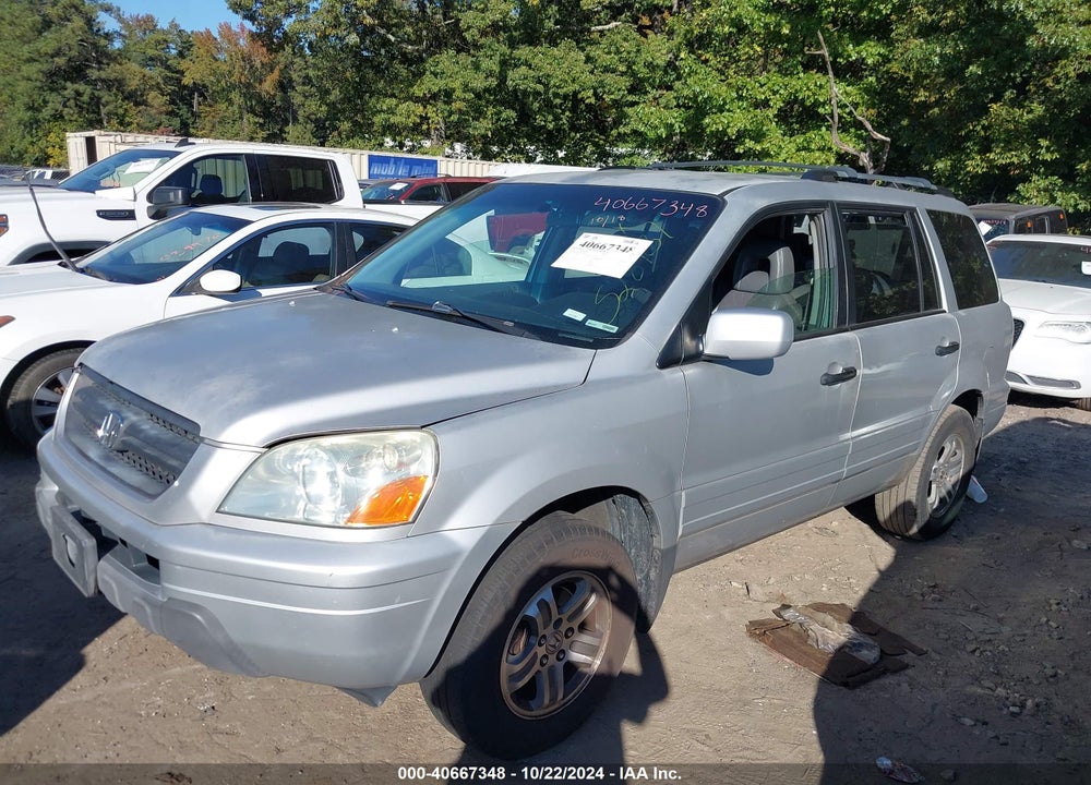 2004 HONDA PILOT EX-L VIN: 2HKYF18514H528937