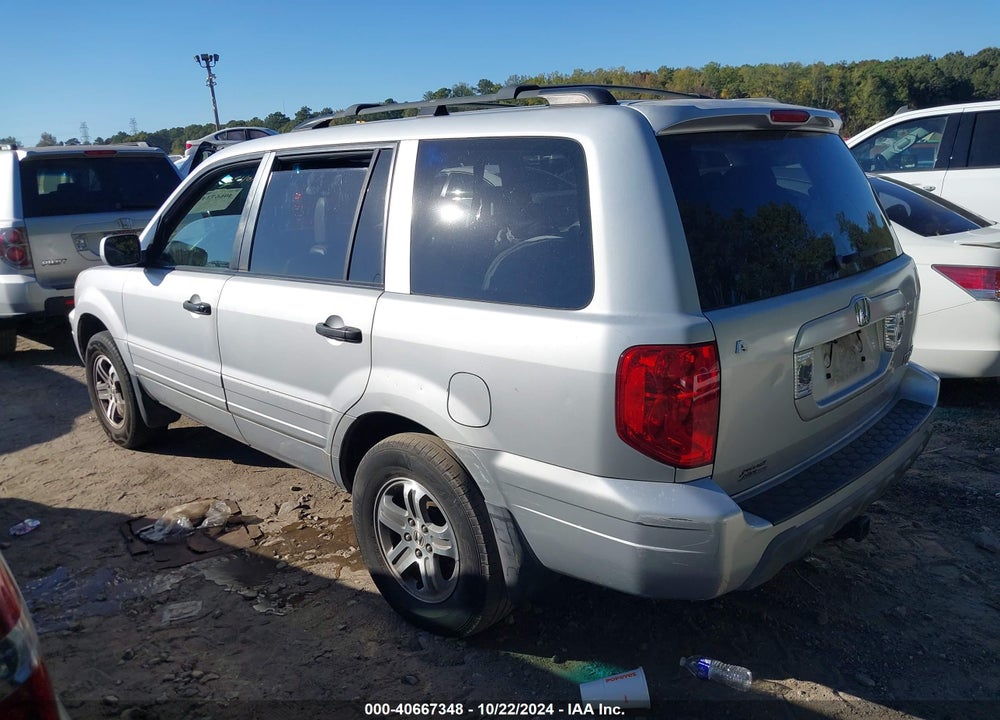 2004 HONDA PILOT EX-L VIN: 2HKYF18514H528937