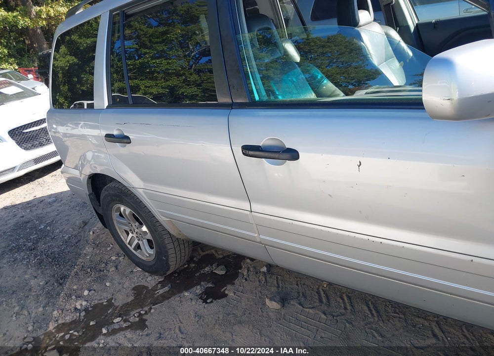 2004 HONDA PILOT EX-L VIN: 2HKYF18514H528937