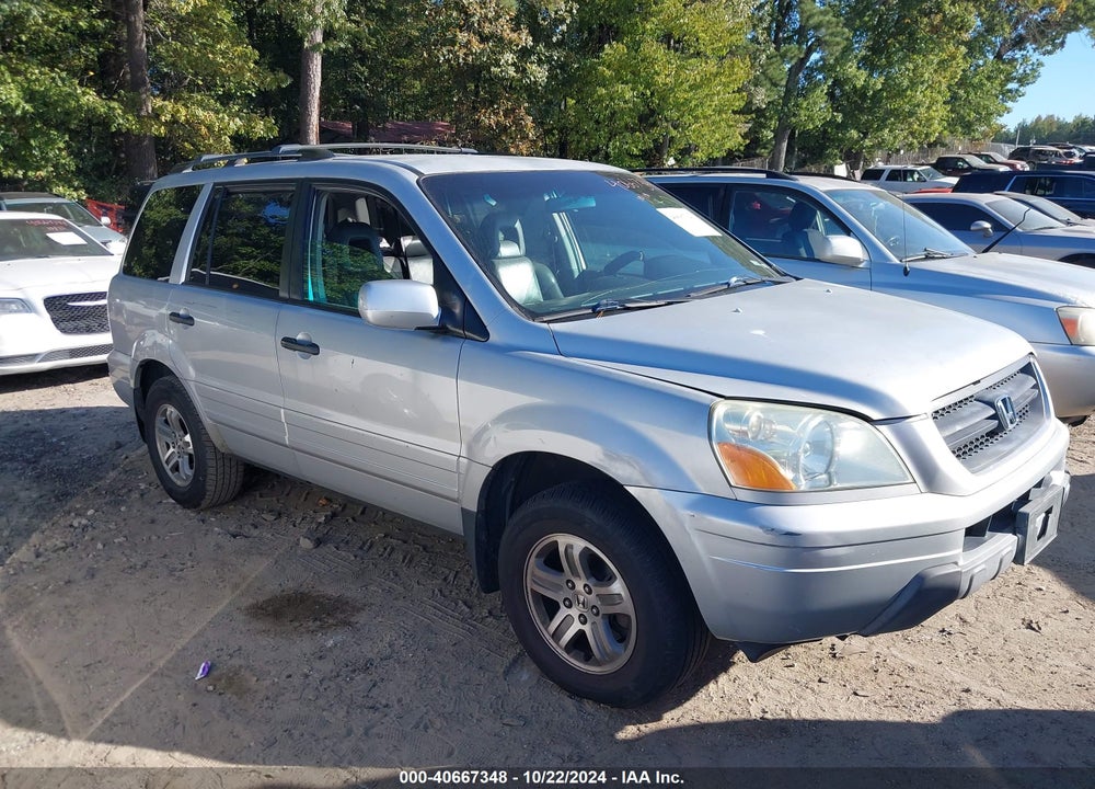 2004 HONDA PILOT EX-L VIN: 2HKYF18514H528937