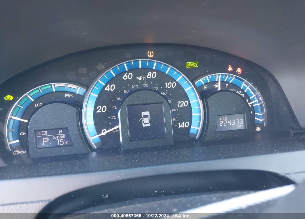 2014 TOYOTA CAMRY HYBRID XLE VIN: 4T1BD1FK1EU111017