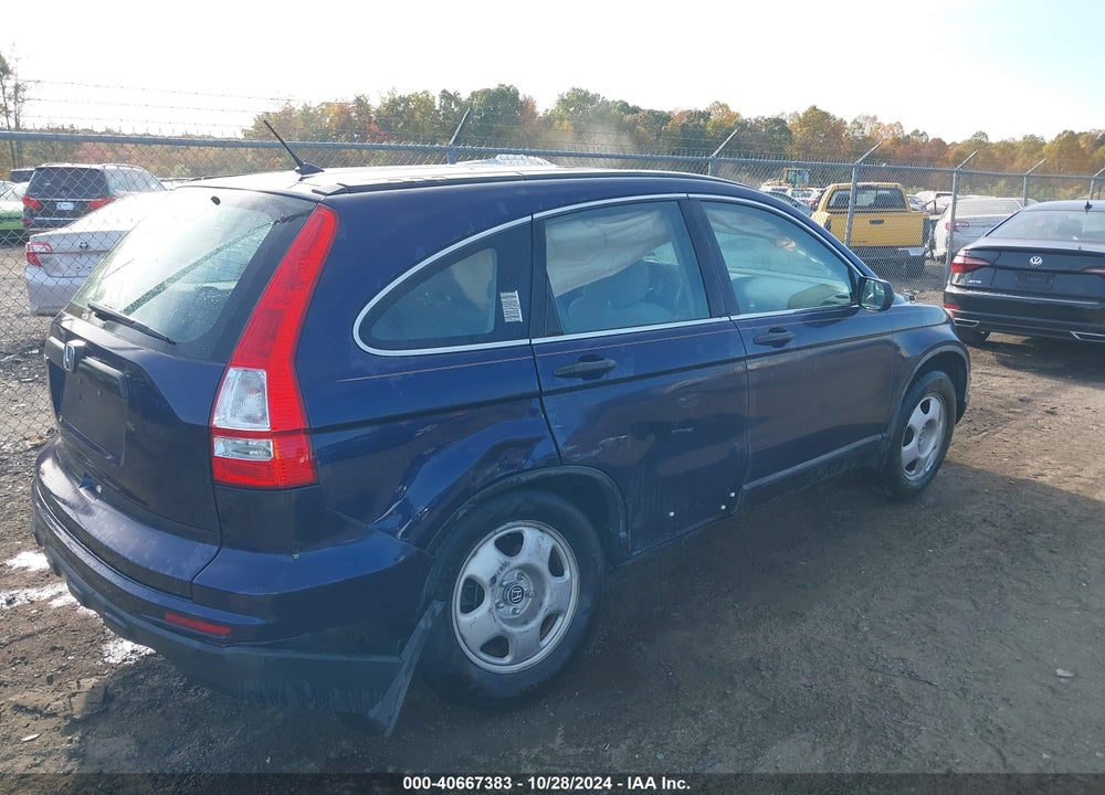 2011 HONDA CR-V LX VIN: 5J6RE3H39BL060881