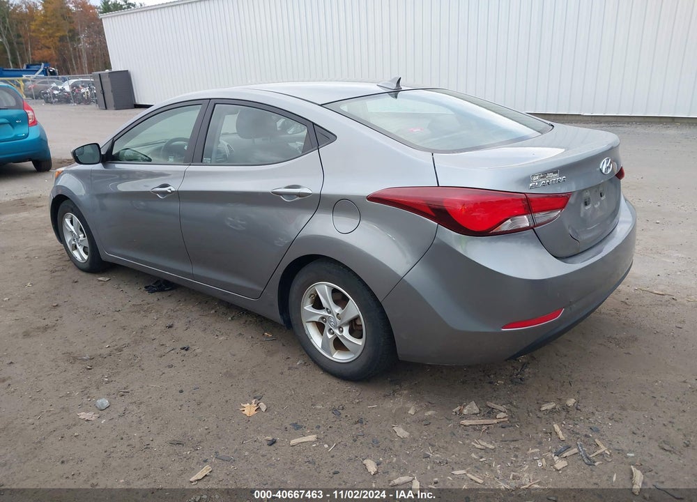 2015 HYUNDAI ELANTRA SE VIN: KMHDH4AE1FU443122