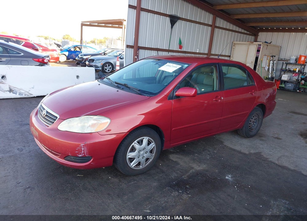 2006 TOYOTA COROLLA LE VIN: 2T1BR30E46C587913