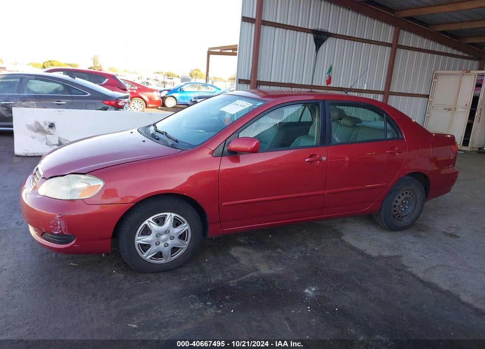 2006 TOYOTA COROLLA LE VIN: 2T1BR30E46C587913