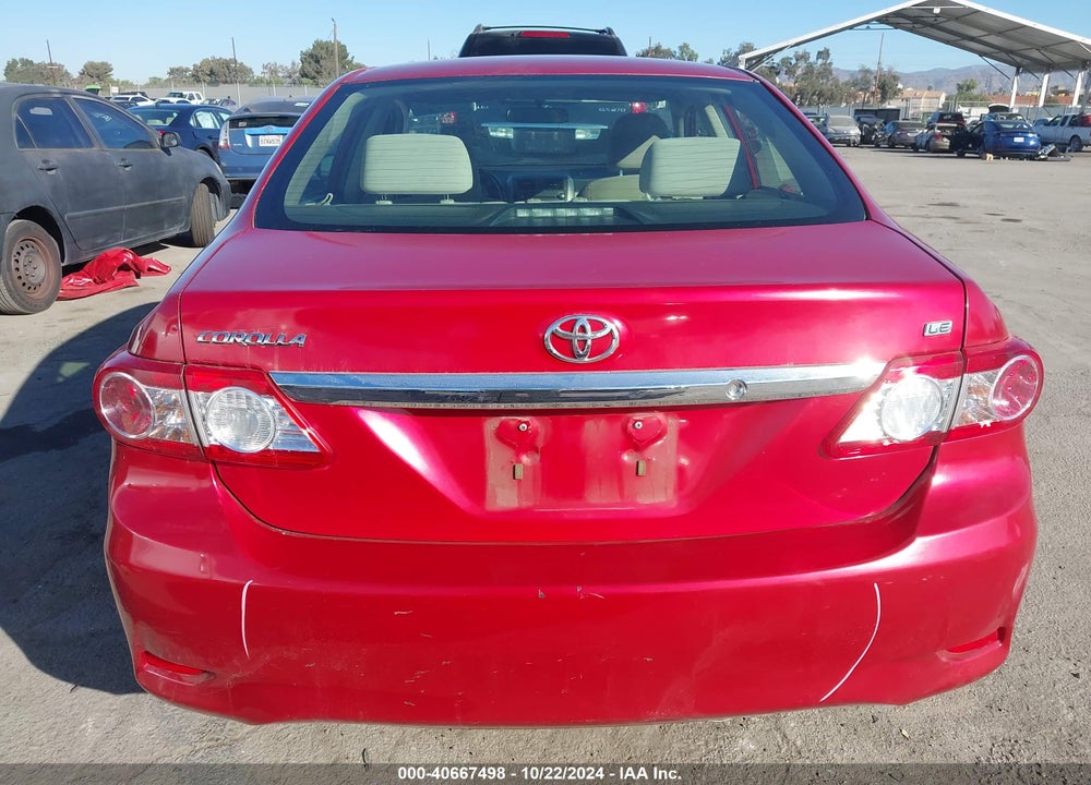 2011 TOYOTA COROLLA LE VIN: JTDBU4EEXB9166310