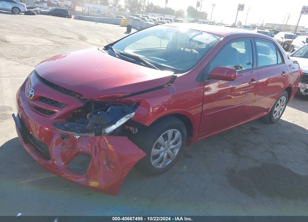 2011 TOYOTA COROLLA LE VIN: JTDBU4EEXB9166310