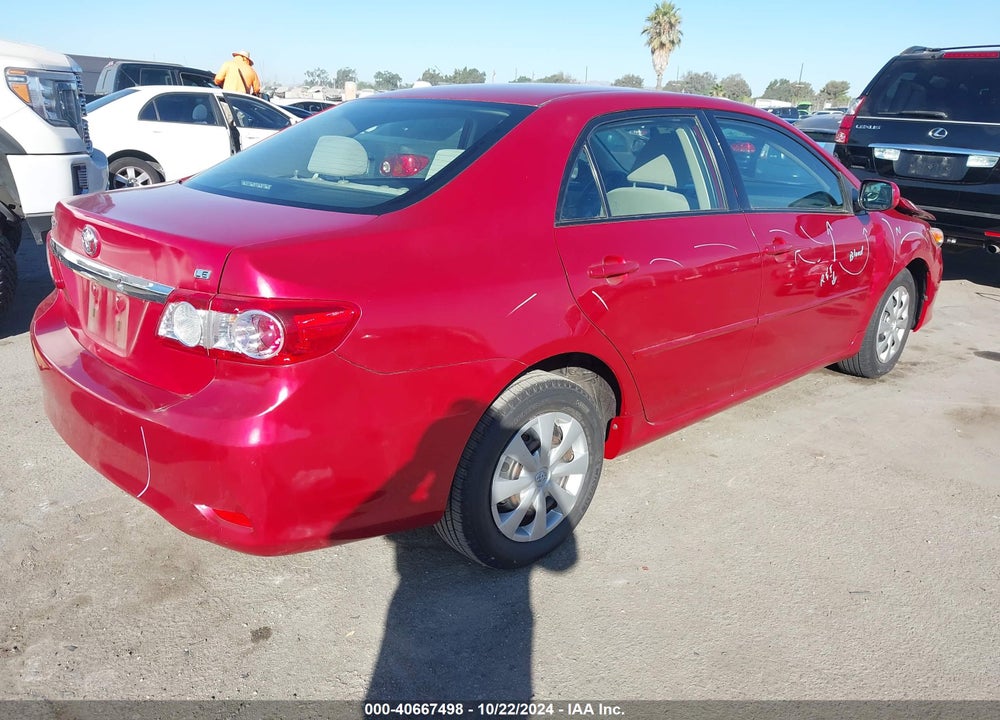 2011 TOYOTA COROLLA LE VIN: JTDBU4EEXB9166310