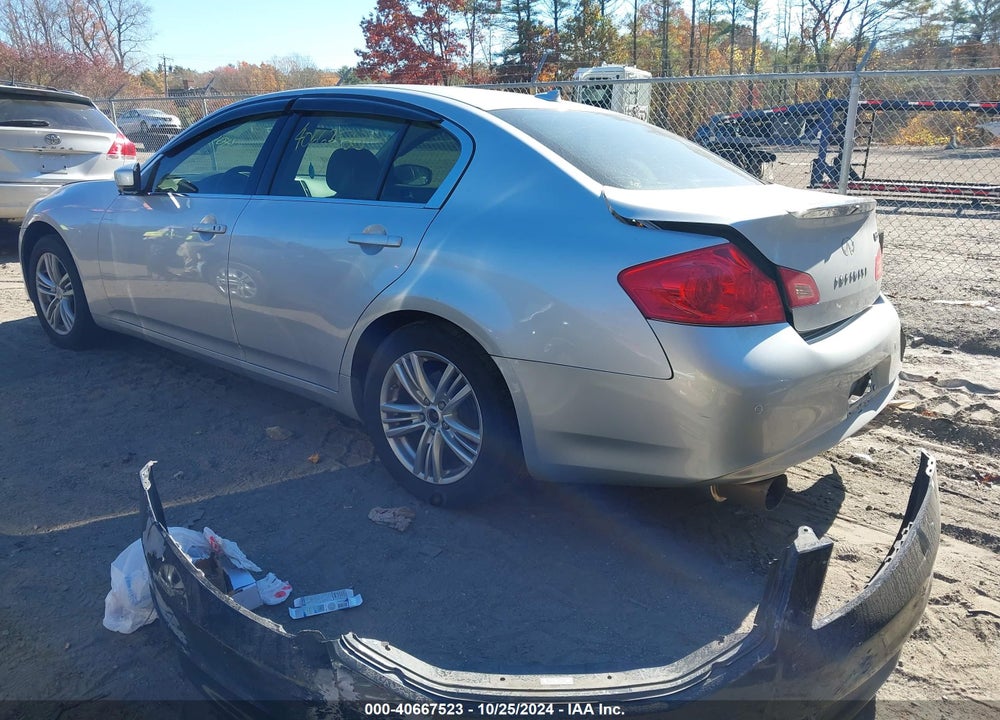 2013 INFINITI G37X VIN: JN1CV6AR9DM757866