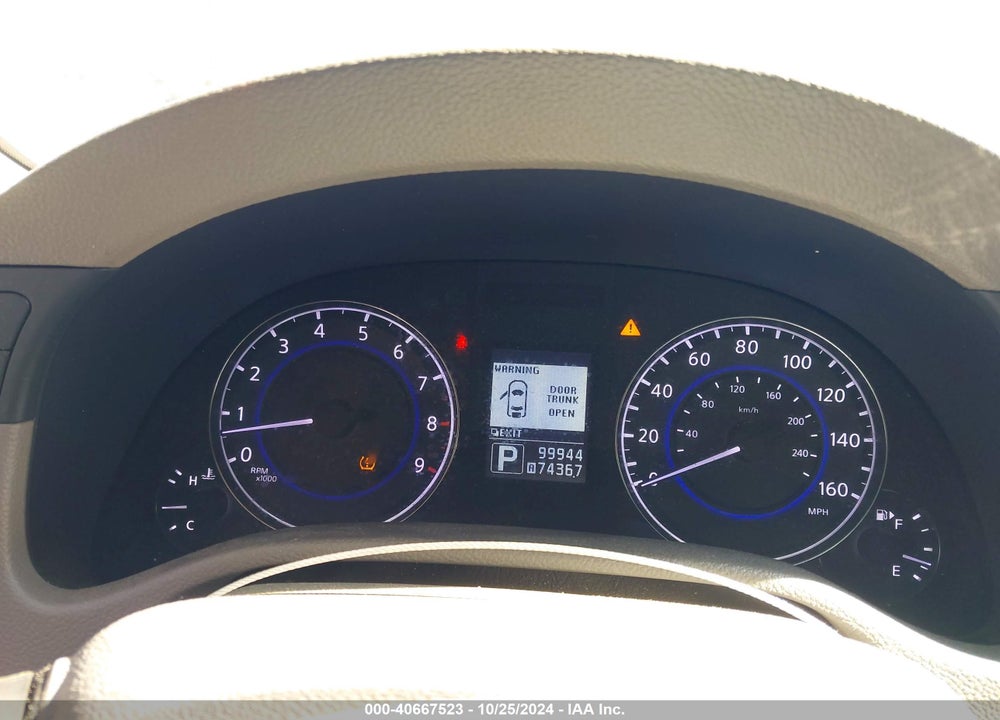 2013 INFINITI G37X VIN: JN1CV6AR9DM757866
