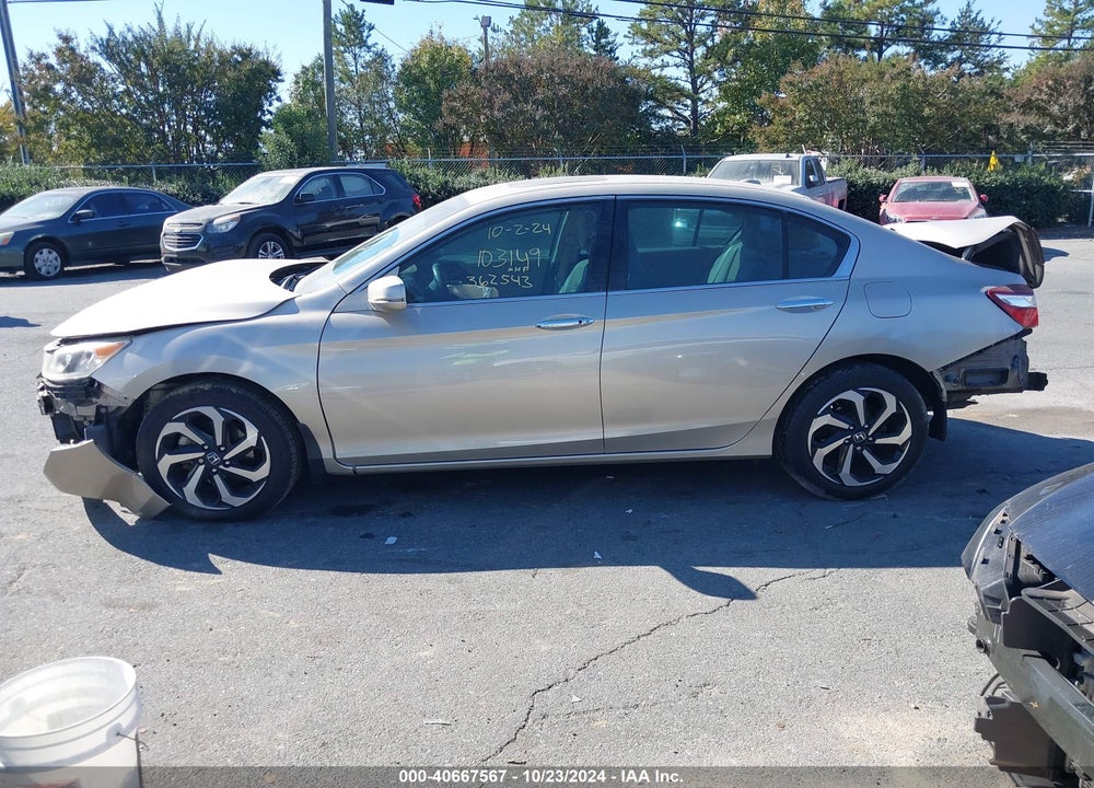 2016 HONDA ACCORD EX-L VIN: 1HGCR2F88GA103149