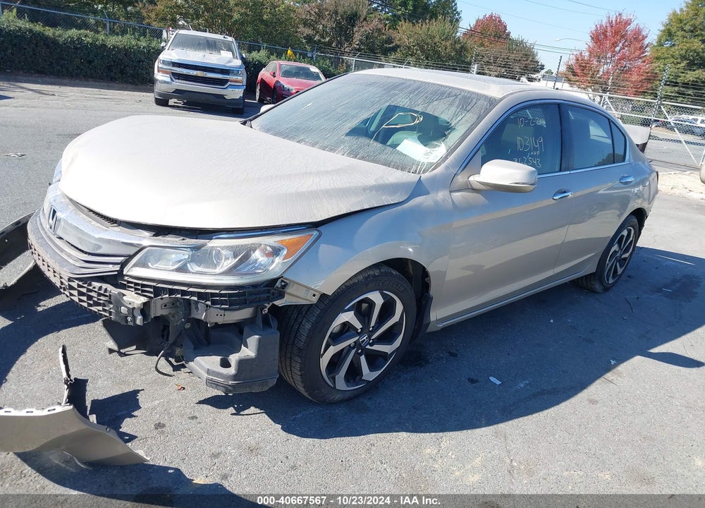 2016 HONDA ACCORD EX-L VIN: 1HGCR2F88GA103149