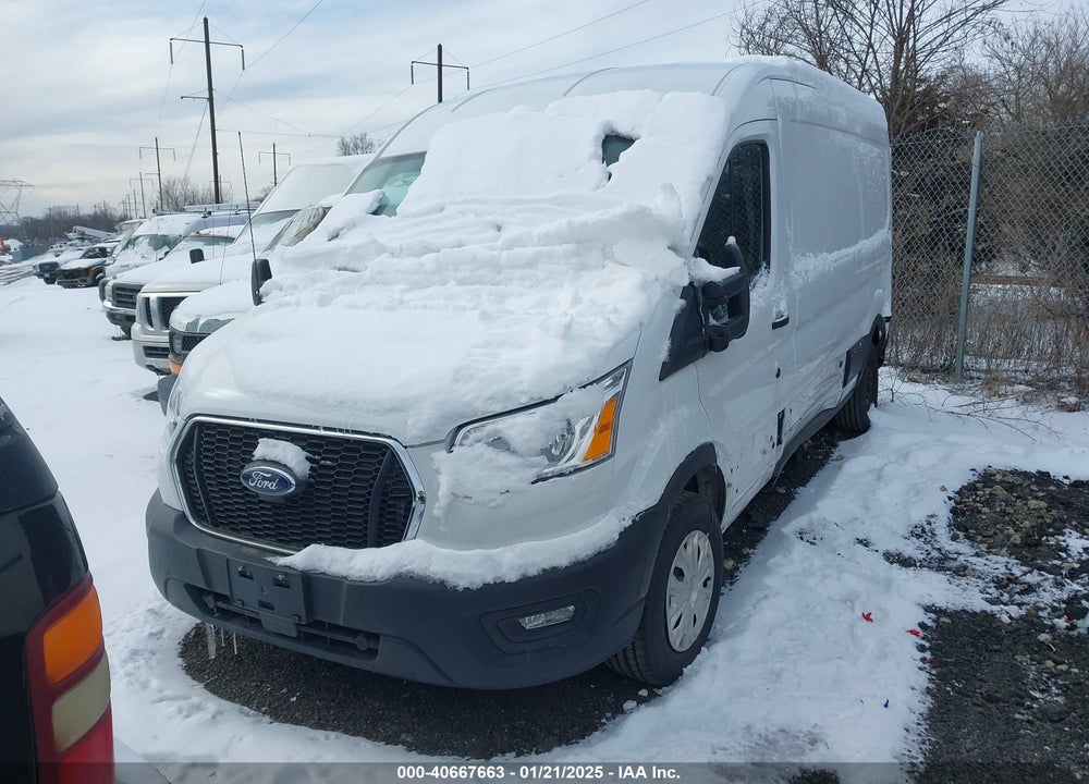 2021 FORD TRANSIT-150 CARGO VAN VIN: 1FTYE1C82MKA84845