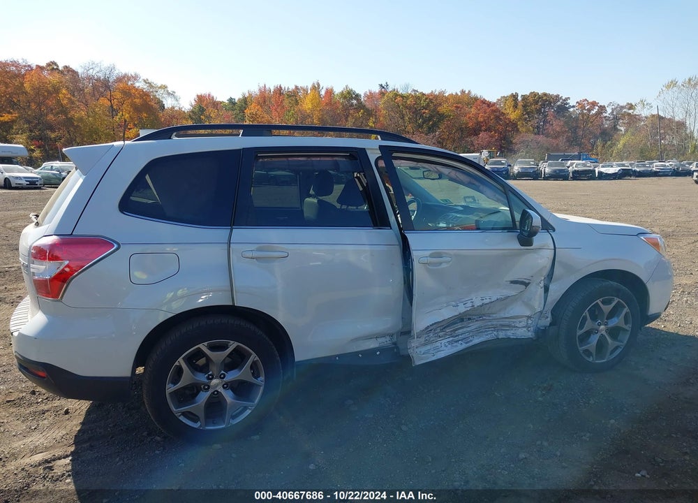2016 SUBARU FORESTER 2.5I TOURING VIN: JF2SJAXC9GH503230