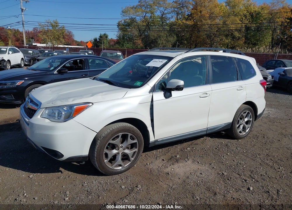 2016 SUBARU FORESTER 2.5I TOURING VIN: JF2SJAXC9GH503230