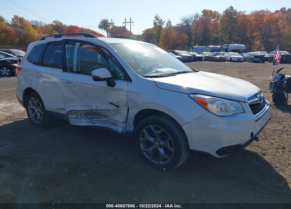 2016 SUBARU FORESTER 2.5I TOURING VIN: JF2SJAXC9GH503230