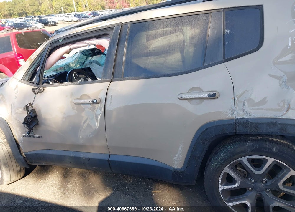 2016 JEEP RENEGADE LATITUDE VIN: ZACCJABT4GPD62084