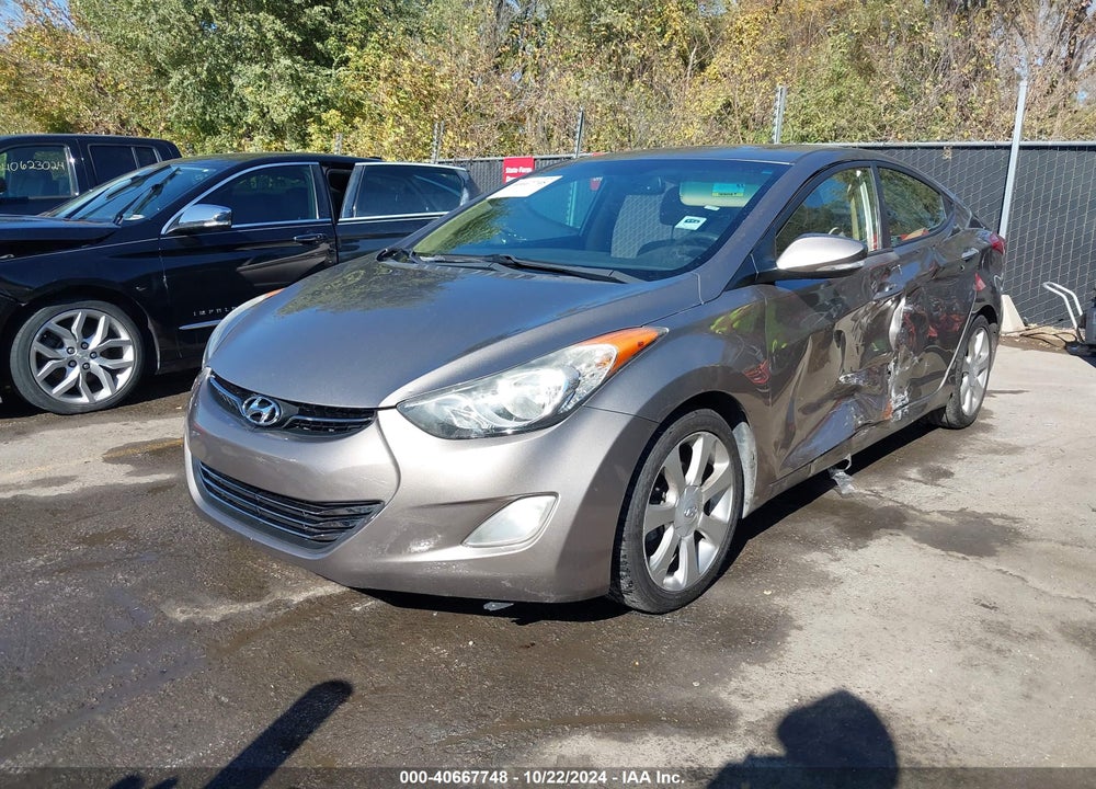 2013 HYUNDAI ELANTRA LIMITED VIN: 5NPDH4AE8DH242474